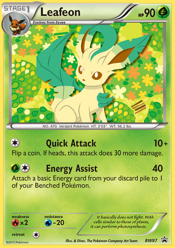 Leafeon (BW87) [Black & White: Black Star Promos] - Pokémon