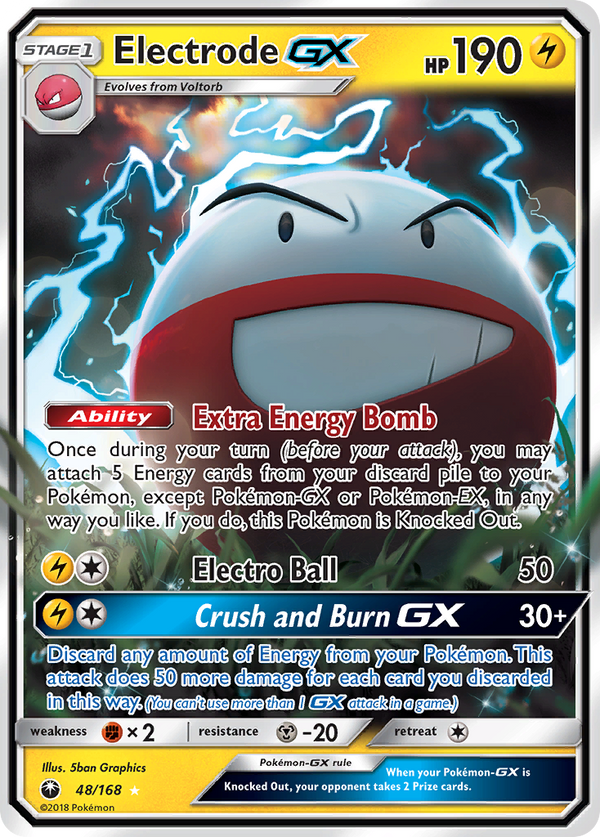 Electrode GX (48/168) [Sun & Moon: Celestial Storm] - Pokémon