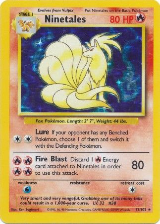 Ninetales (12/102) [Base Set Unlimited] - Pokémon