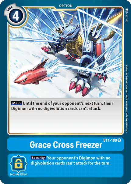 Grace Cross Freezer [BT1-100] [Release Special Booster Ver.1.5] - Digimon