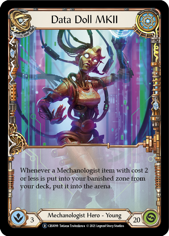 Data Doll MKII (Rainbow Foil) [CRU099-RF] Unlimited Rainbow Foil
