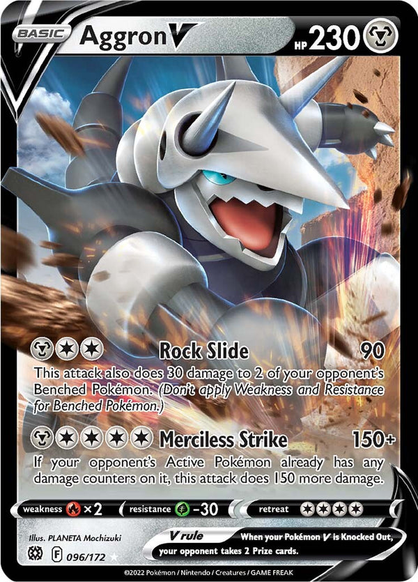 Aggron V (096/172) [Sword & Shield: Brilliant Stars] - Pokémon