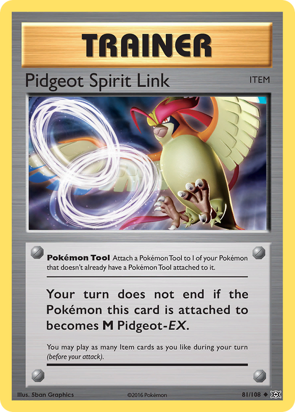 Pidgeot Spirit Link (81/108) [XY: Evolutions] - Pokémon