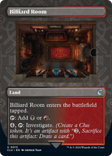 Billiard Room (Borderless) [Ravnica: Clue Edition] - Magic: The Gathering