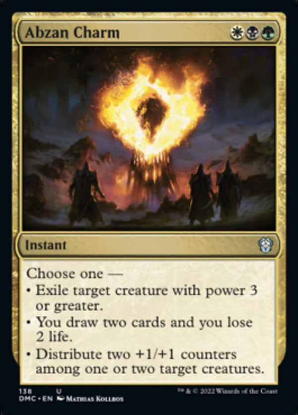 Abzan Charm [Dominaria United Commander] - Magic: The Gathering