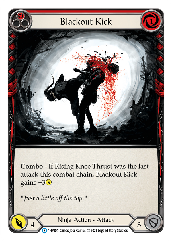 Blackout Kick (Red) [1HP104] - Flesh And Blood