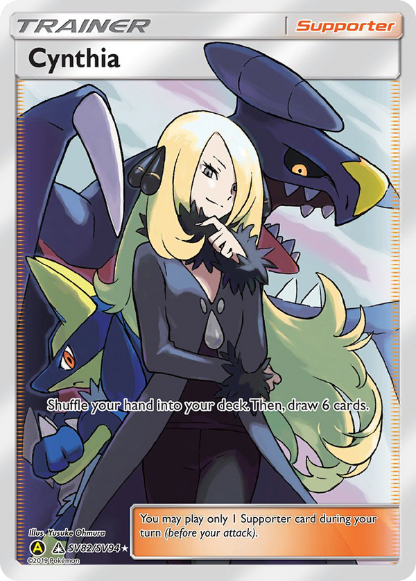 Cynthia (SV82/SV94) [Sun & Moon: Hidden Fates - Shiny Vault] - Pokémon