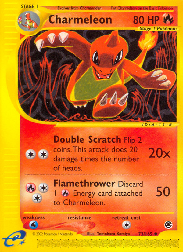 Charmeleon (73/165) [Expedition: Base Set] - Pokémon