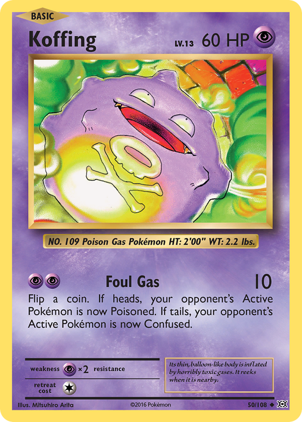 Koffing (50/108) [XY: Evolutions] - Pokémon