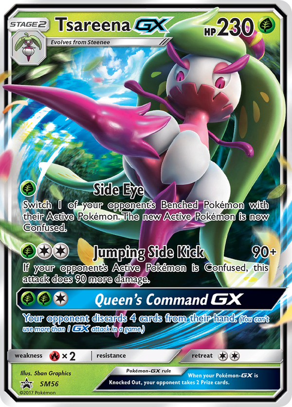 Tsareena GX (SM56) [Sun & Moon: Black Star Promos] - Pokémon