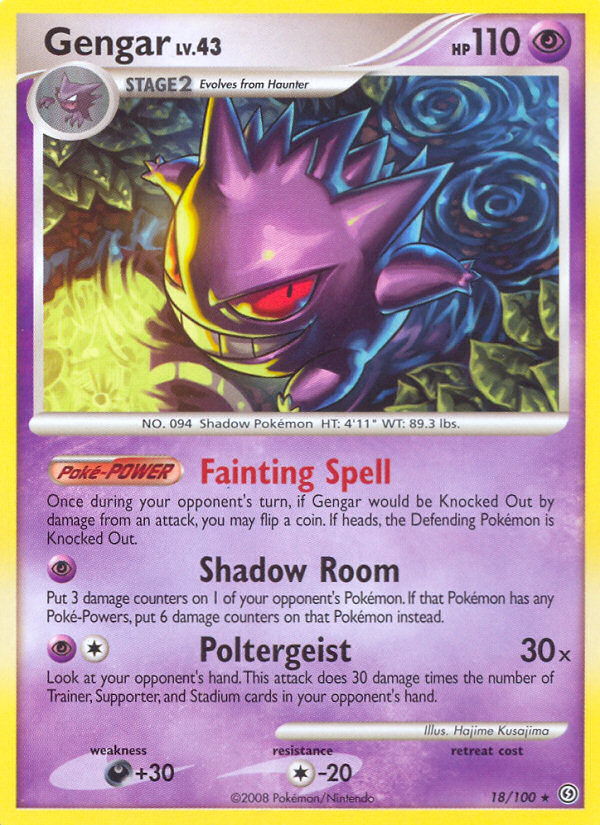 Gengar (18/100) [Diamond & Pearl: Stormfront] - Pokémon
