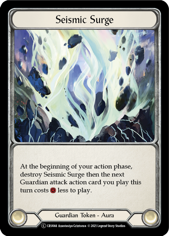 Seismic Surge (Rainbow Foil) [CRU044-RF] Unlimited Rainbow Foil