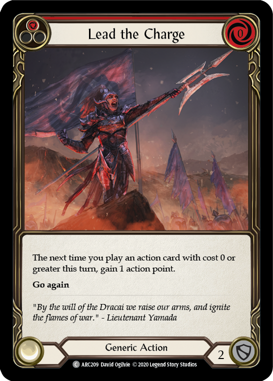 Lead the Charge (Red) [ARC209] Unlimited Normal