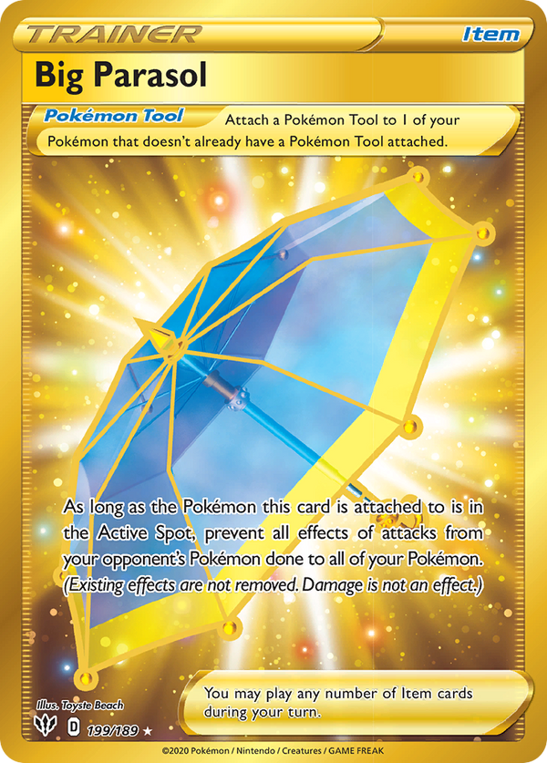 Big Parasol (199/189) [Sword & Shield: Darkness Ablaze] - Pokémon