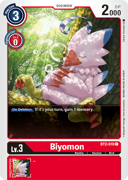 Biyomon [BT2-010] [Release Special Booster Ver.1.5] - Digimon