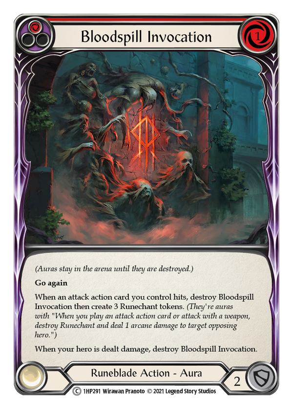 Bloodspill Invocation (Red) [1HP291] - Flesh And Blood