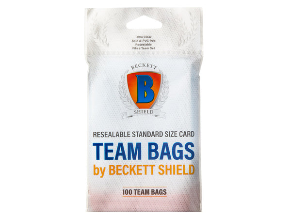 Beckett Shield - Resealable Team Bags 100ct - Accessories