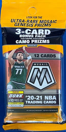 Panini 2020-2021 Mosaic Genesis Prism NBA Fat Packs