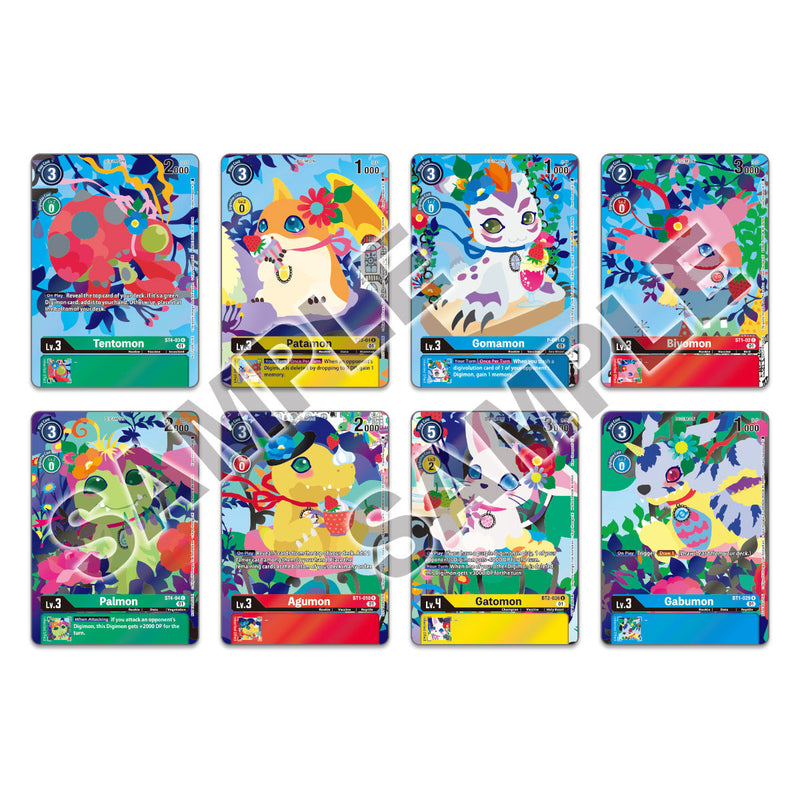 Digimon TCG: PB-09 Playmat and Card Set 2 - Floral Fun