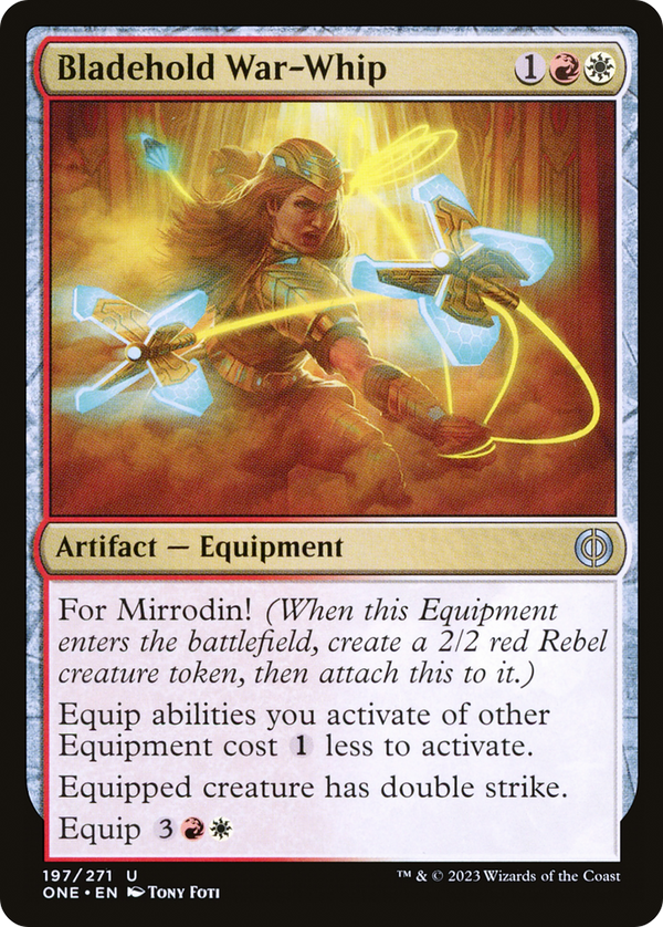 Bladehold War-Whip [Phyrexia: All Will Be One] - Magic: The Gathering