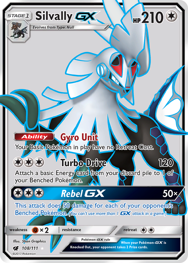 Silvally GX (108/111) [Sun & Moon: Crimson Invasion] - Pokémon