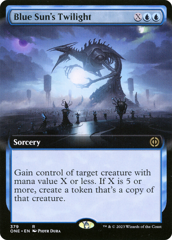 Blue Sun's Twilight (Extended Art) [Phyrexia: All Will Be One] - Magic: The Gathering