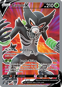 Zarude V (167/185) [Sword & Shield: Vivid Voltage] - Pokémon