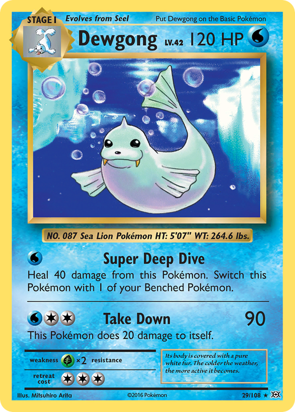 Dewgong (29/108) [XY: Evolutions] - Pokémon