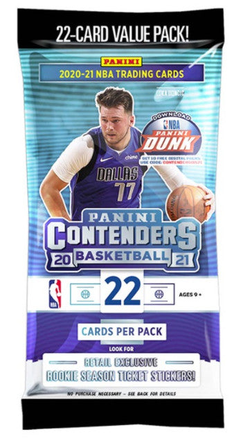2020-21 Contenders Basketball Cello Pack - Basketball