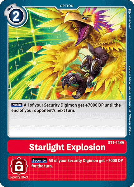 Starlight Explosion [ST1-14] [Starter Deck: Gaia Red] - Digimon