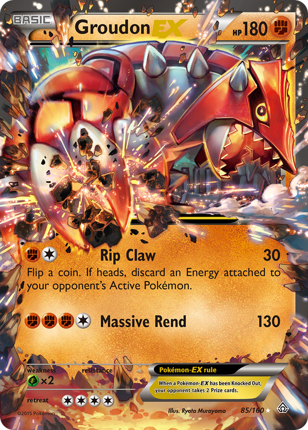 Groudon EX (85/160) [XY: Primal Clash] - Pokémon