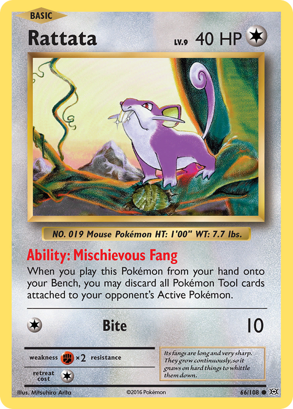 Rattata (66/108) [XY: Evolutions] - Pokémon