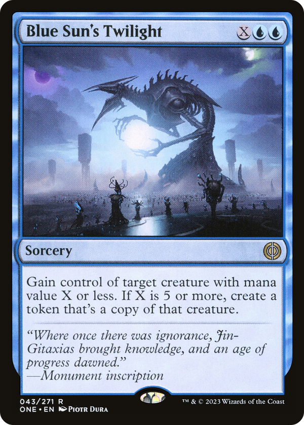 Blue Sun's Twilight [Phyrexia: All Will Be One] - Magic: The Gathering