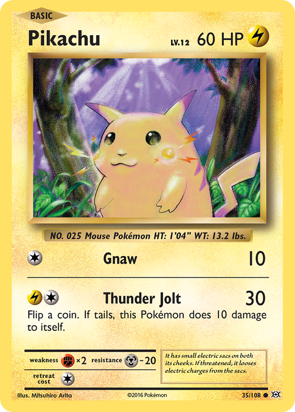 Pikachu (35/108) [XY: Evolutions] - Pokémon