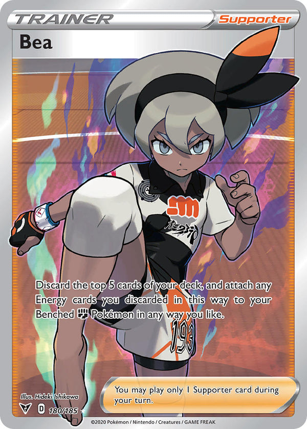 Bea (180/185) [Sword & Shield: Vivid Voltage] - Pokémon