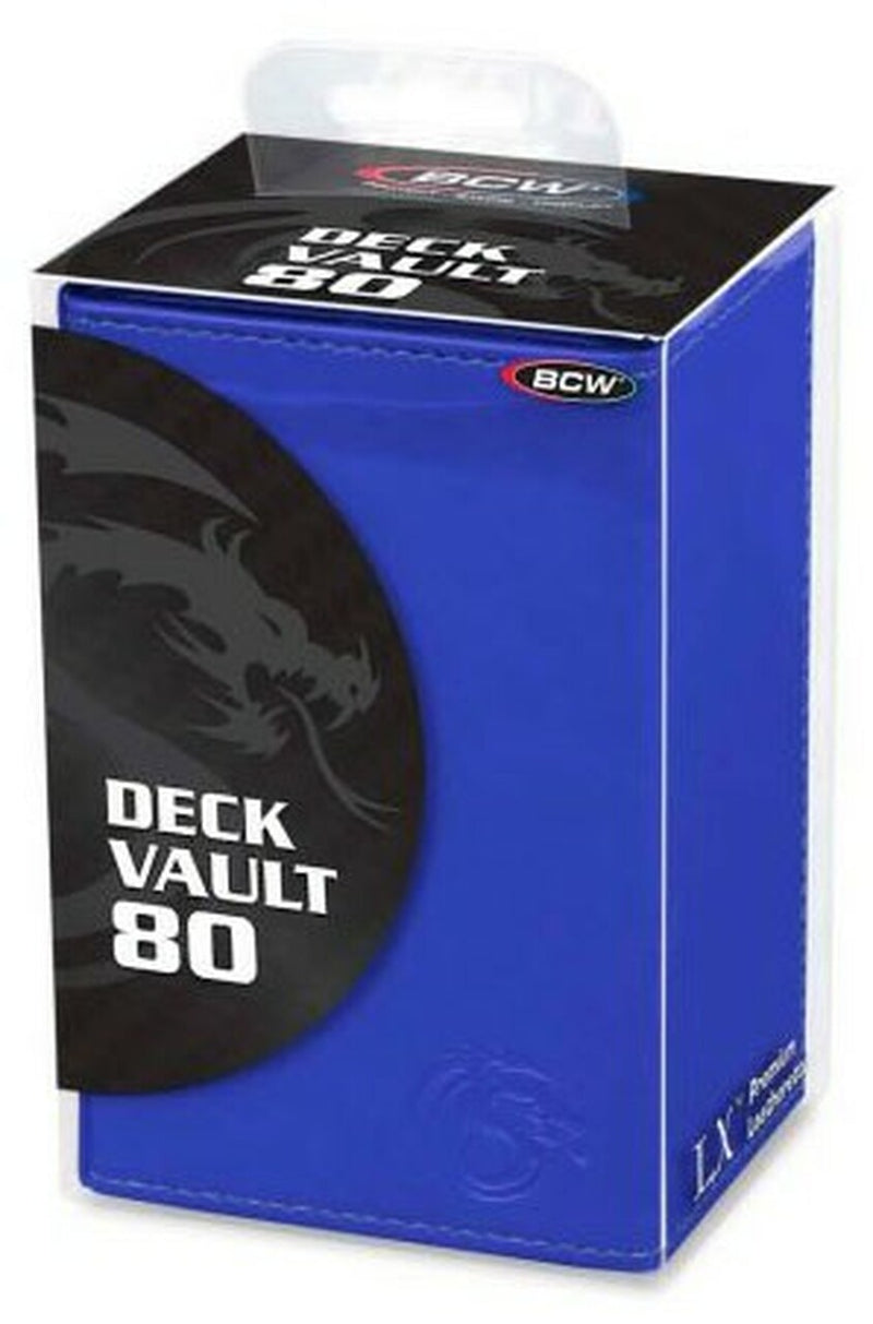 BCW Leatherette Deck Locker LX holds 80 Collectible Gaming Cards plus Dice