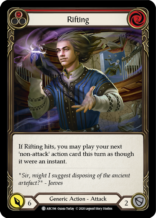Rifting (Red) [ARC194] Unlimited Rainbow Foil