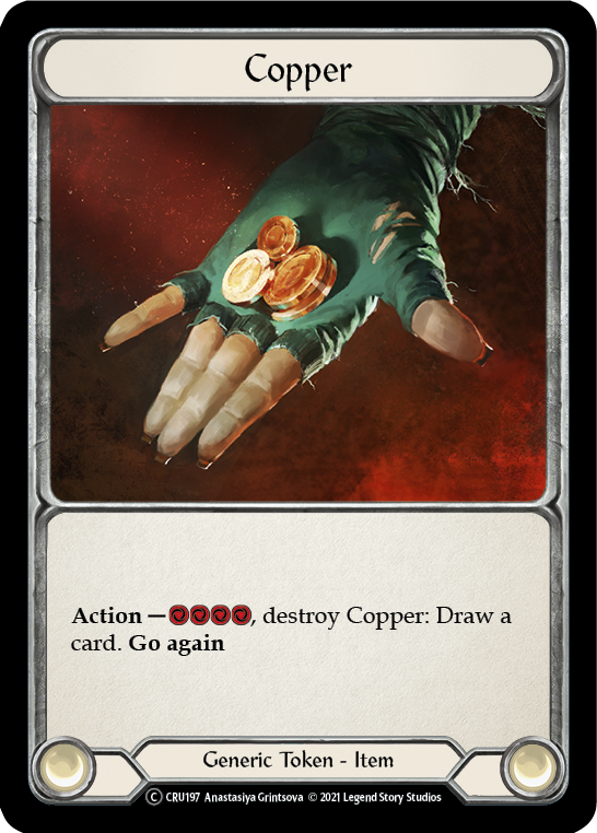 Copper [CRU197-RF] 1st Edition Rainbow Foil