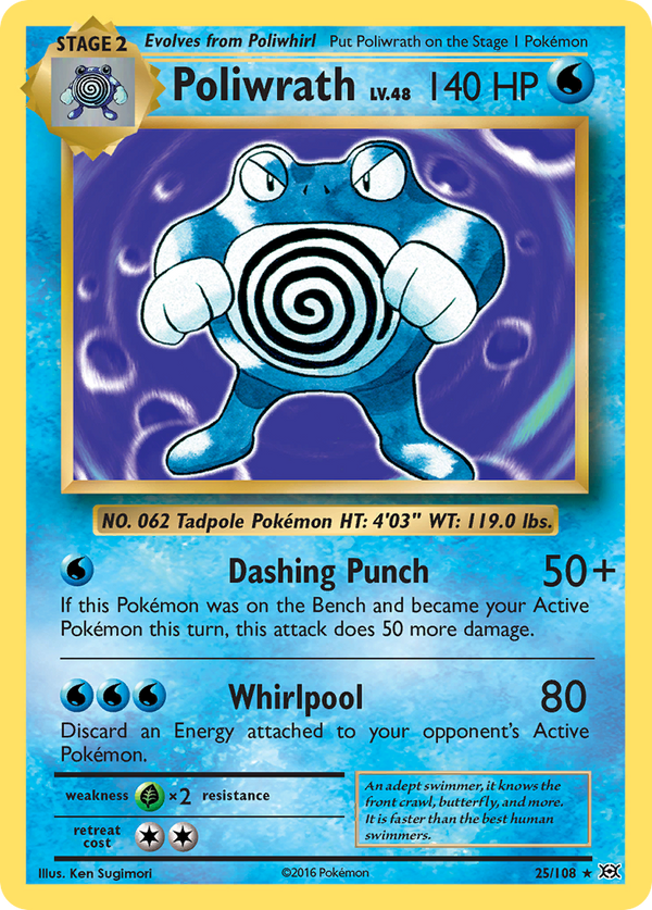 Poliwrath (25/108) [XY: Evolutions] - Pokémon