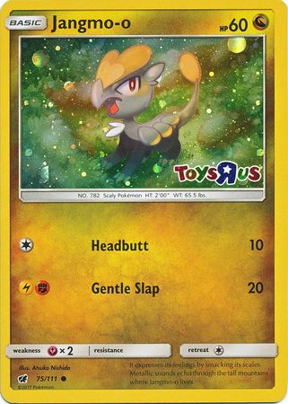 Jangmo o (75/111) (Toys R Us Promo) [Sun & Moon: Crimson Invasion] - Pokémon