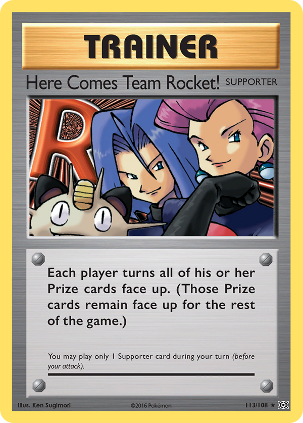Here Comes Team Rocket! (113/108) [XY: Evolutions] - Pokémon