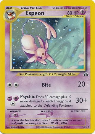 Espeon (1/75) [Neo Discovery Unlimited] - Pokémon