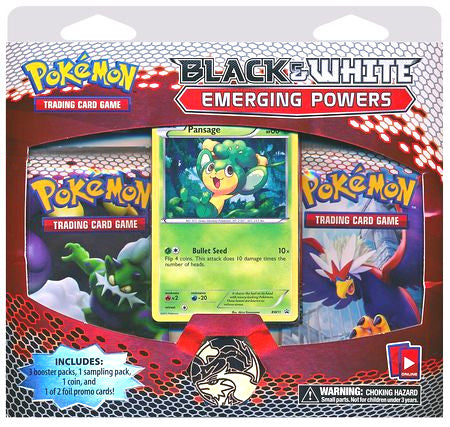 Black & White: Emerging Powers - 3-Pack Blister & Sampling Pack (Pansage) - Pokémon