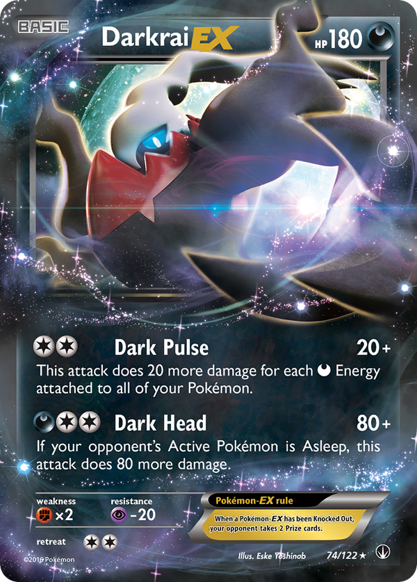Darkrai EX (74/122) [XY: BREAKpoint] - Pokémon