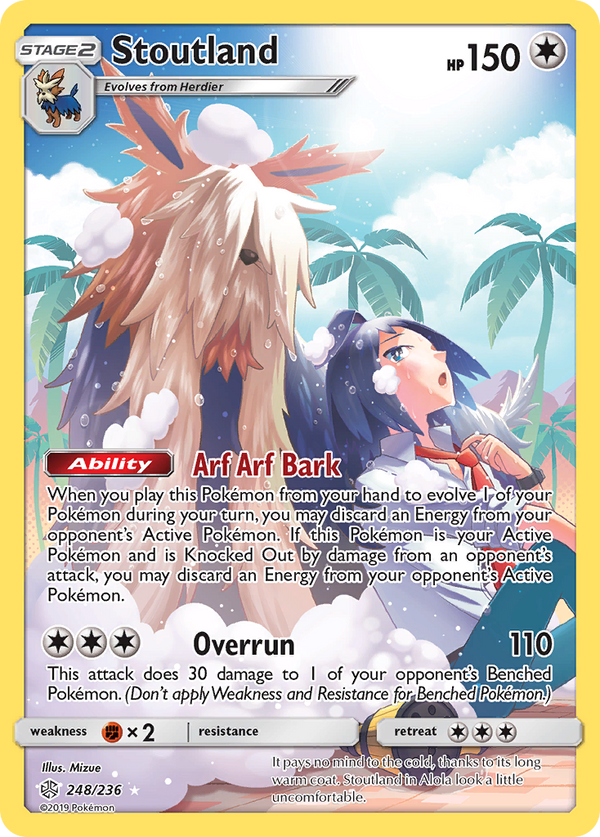 Stoutland (248/236) [Sun & Moon: Cosmic Eclipse] - Pokémon