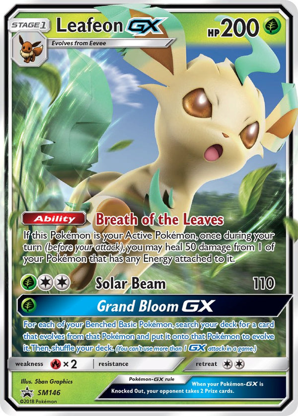 Leafeon GX (SM146) [Sun & Moon: Black Star Promos] - Pokémon