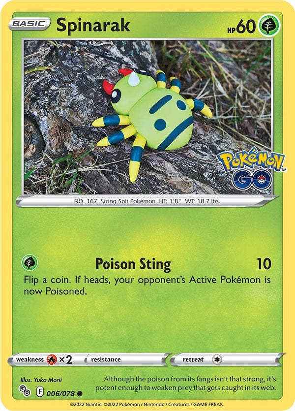 Spinarak (006/078) [Pokémon GO] - Pokémon