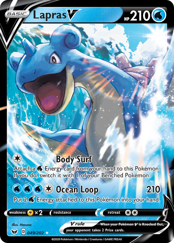 Lapras V (049/202) [Sword & Shield: Base Set] - Pokémon