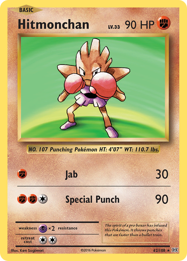 Hitmonchan (62/108) [XY: Evolutions] - Pokémon