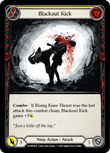 Blackout Kick (Yellow) [WTR090-R] Alpha Print Normal - Flesh And Blood